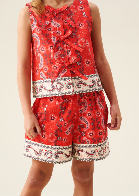 Ava Bandana Print Short