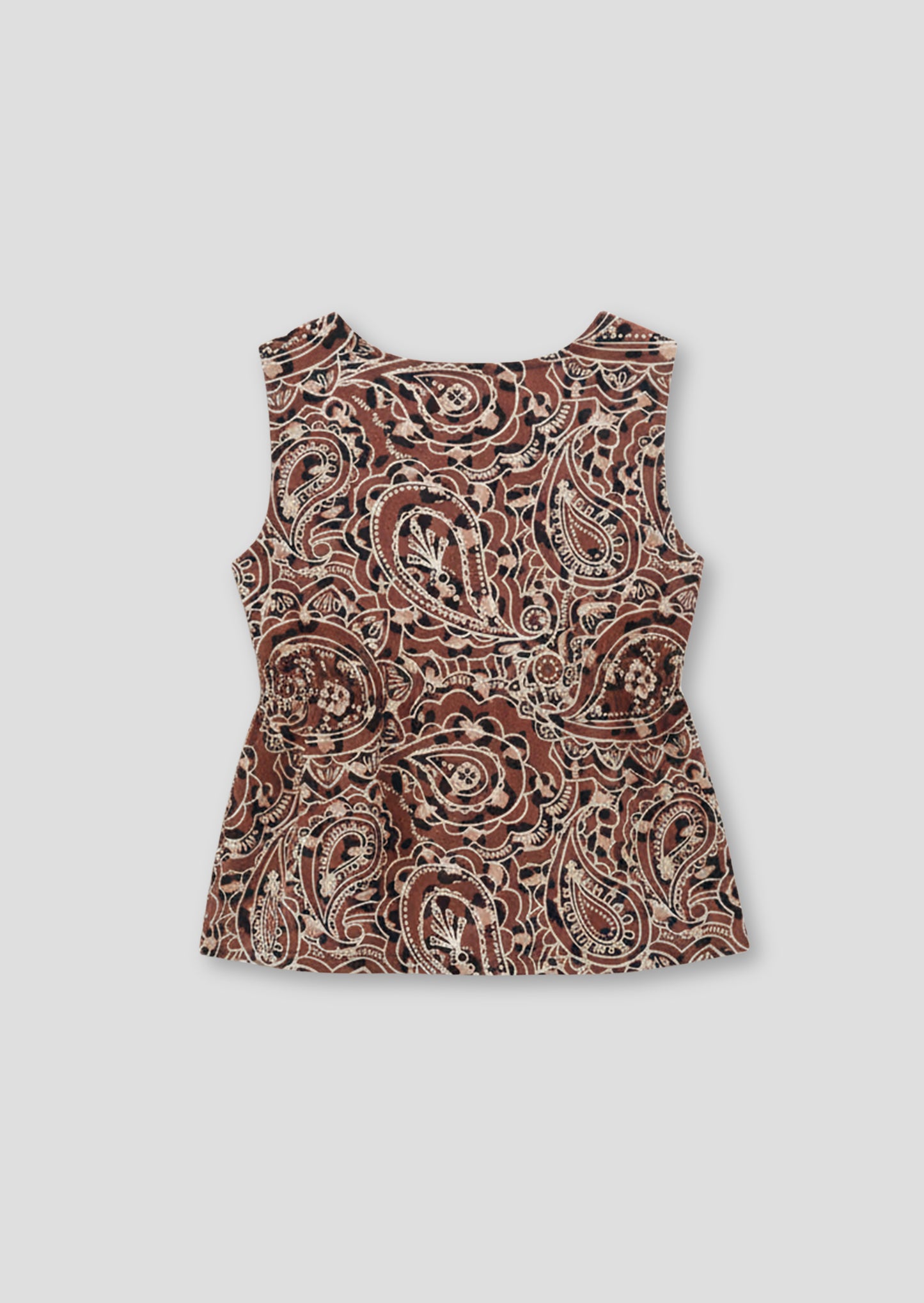 Livvy Leopard Peplum Top