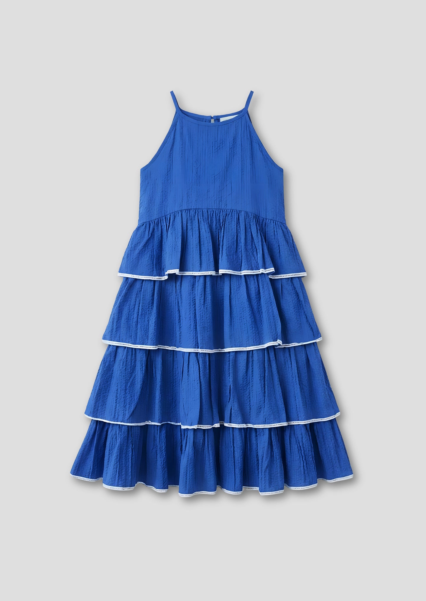 Lois Tiered Seersucker Dress