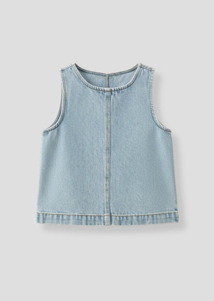 Sienna Denim Shell Top