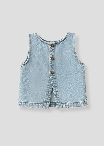 Sienna Denim Shell Top