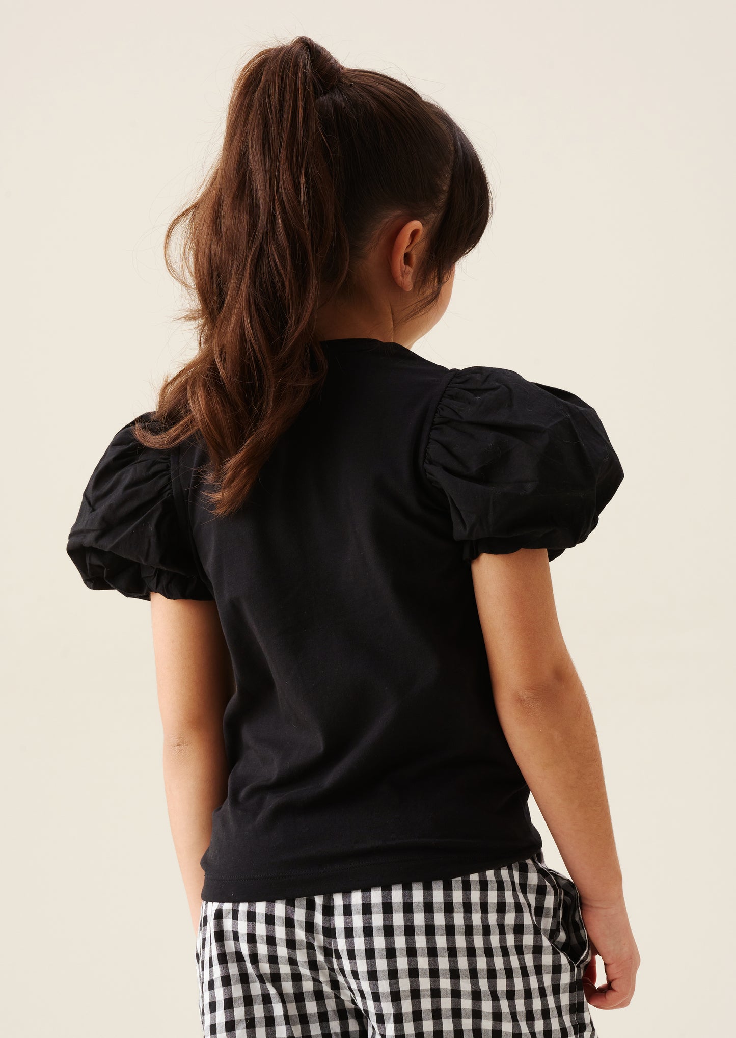 Aida Amore Print Puff Sleeve T Shirt