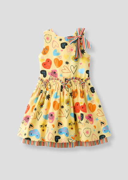 Quinn Heart Print Dress
