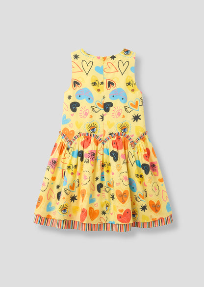 Quinn Heart Print Dress