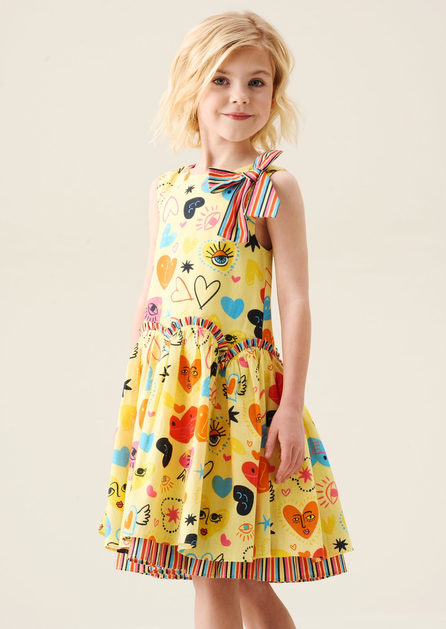 Quinn Heart Print Dress