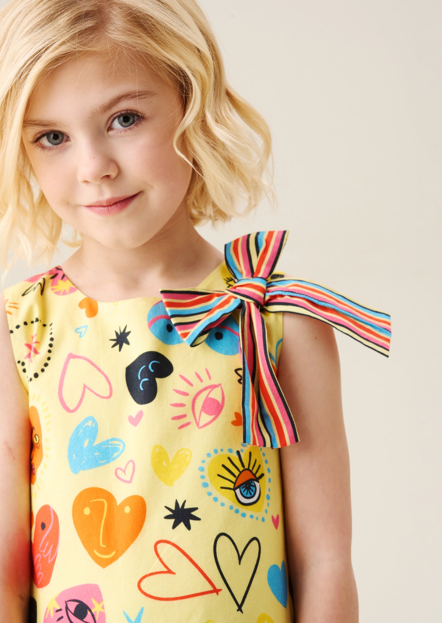 Quinn Heart Print Dress