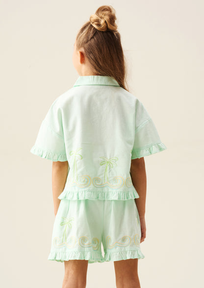 Palma Embroidered Short