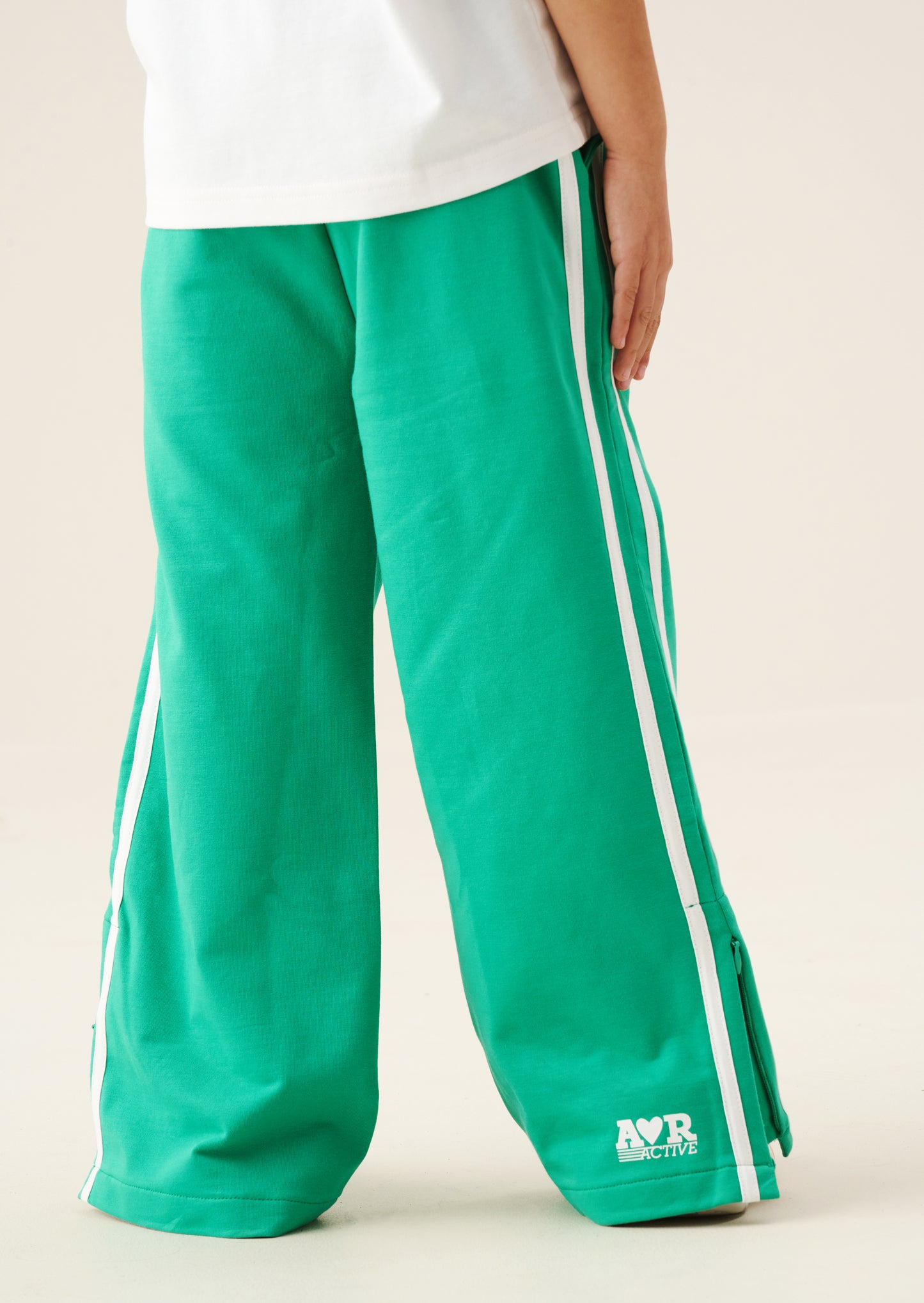 Ria Green Wide Leg Jogger