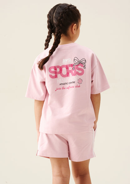 Romy Pink Boxy Sweat
