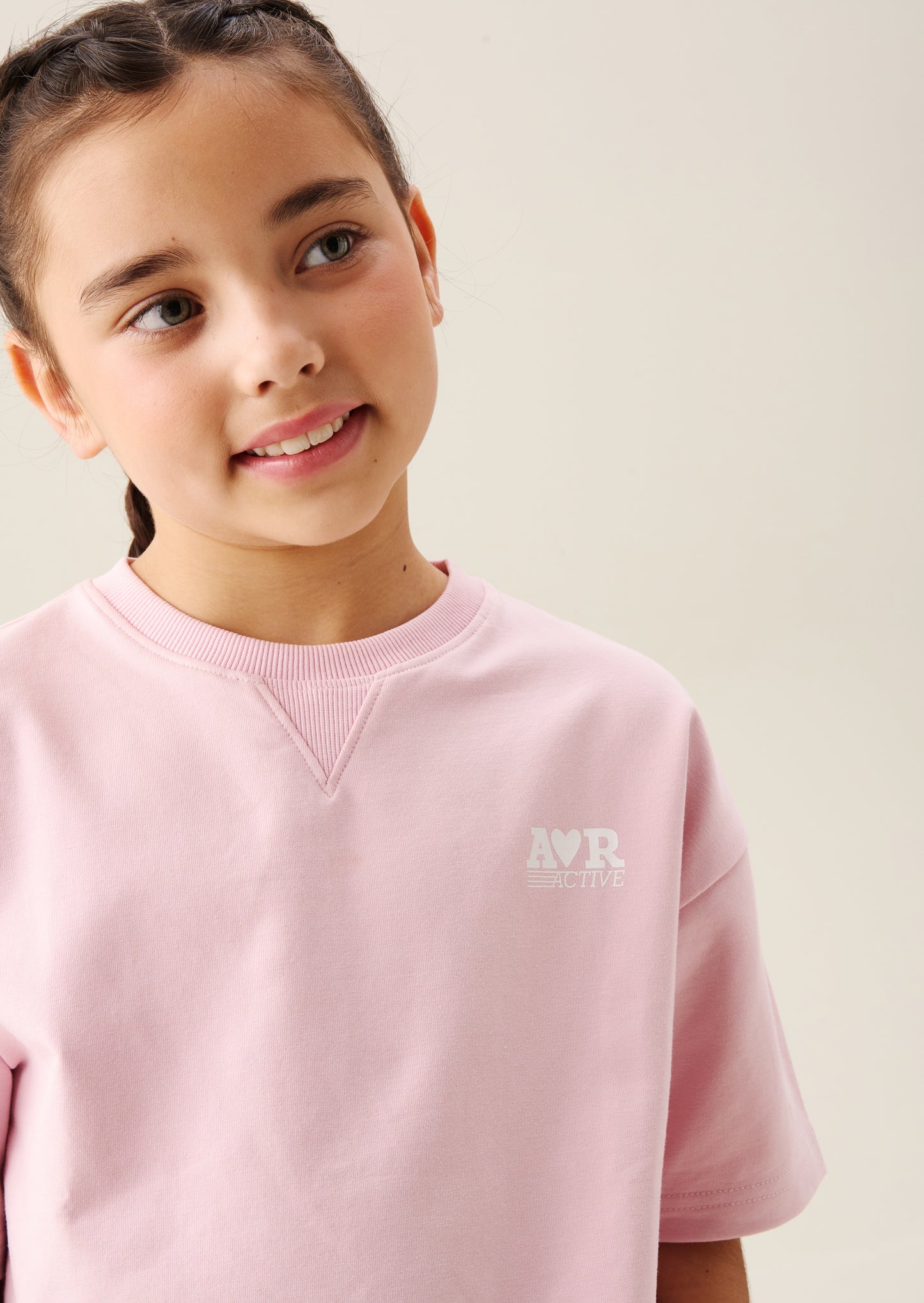Romy Pink Boxy Sweat