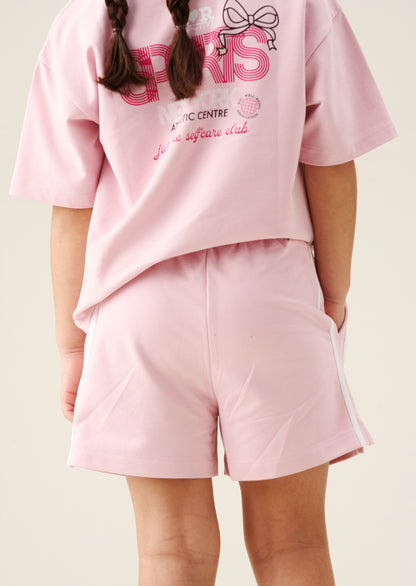 Romy Pink Side Stripe Short