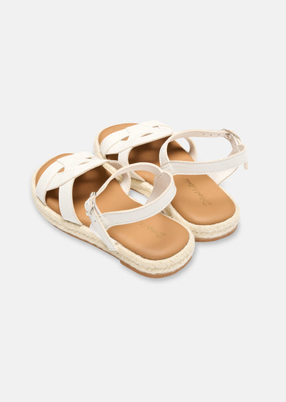 Iris White Sandals