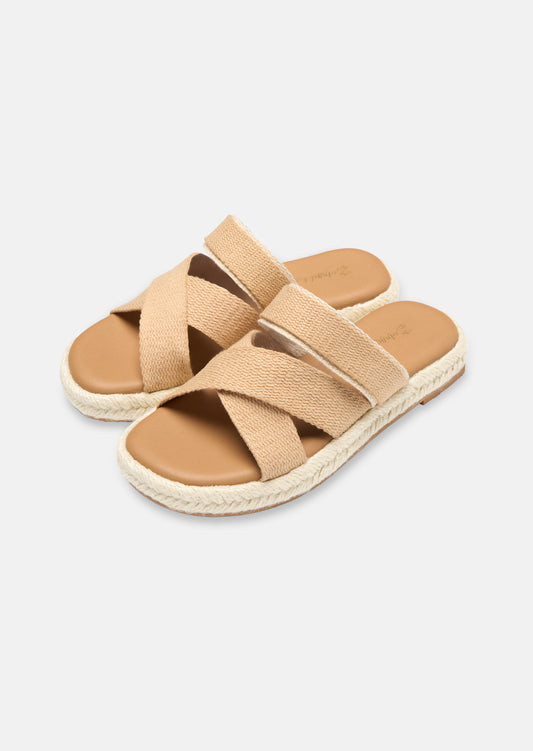 Hazel Tan Espadrille Sandals
