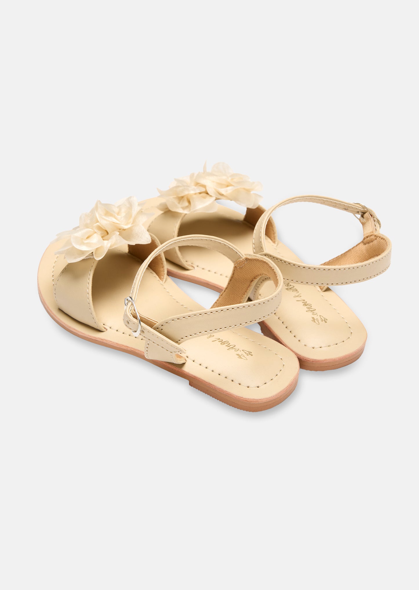 Savannah Cream Flower Sandals