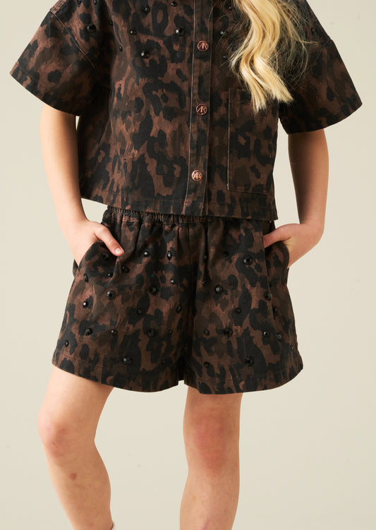 Zeta Leopard Short