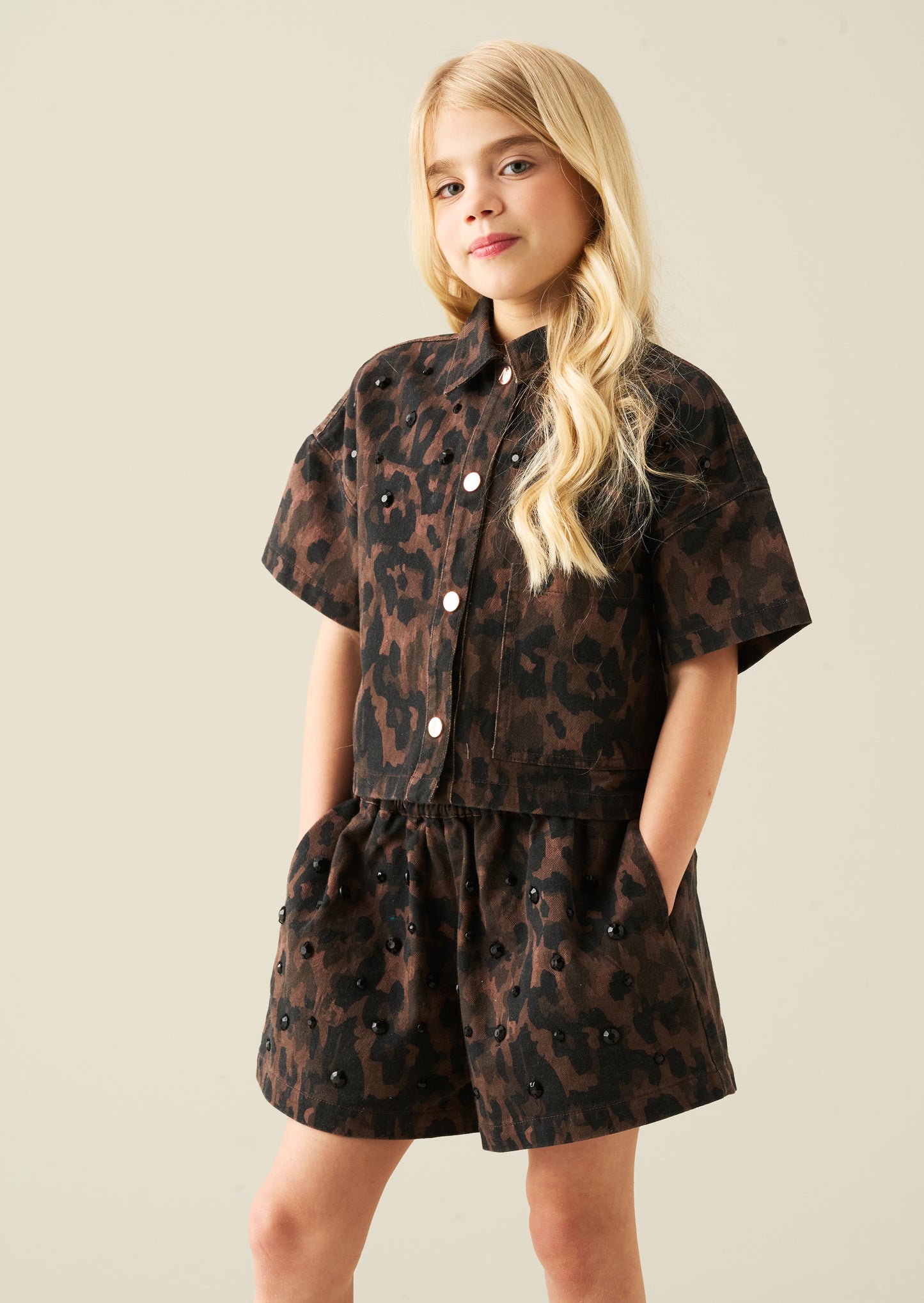 Zeta Leopard Short