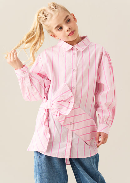 Kelsey Stripe Shirt Mini Dress