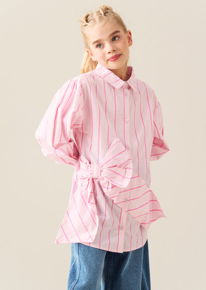 Kelsey Stripe Shirt Mini Dress