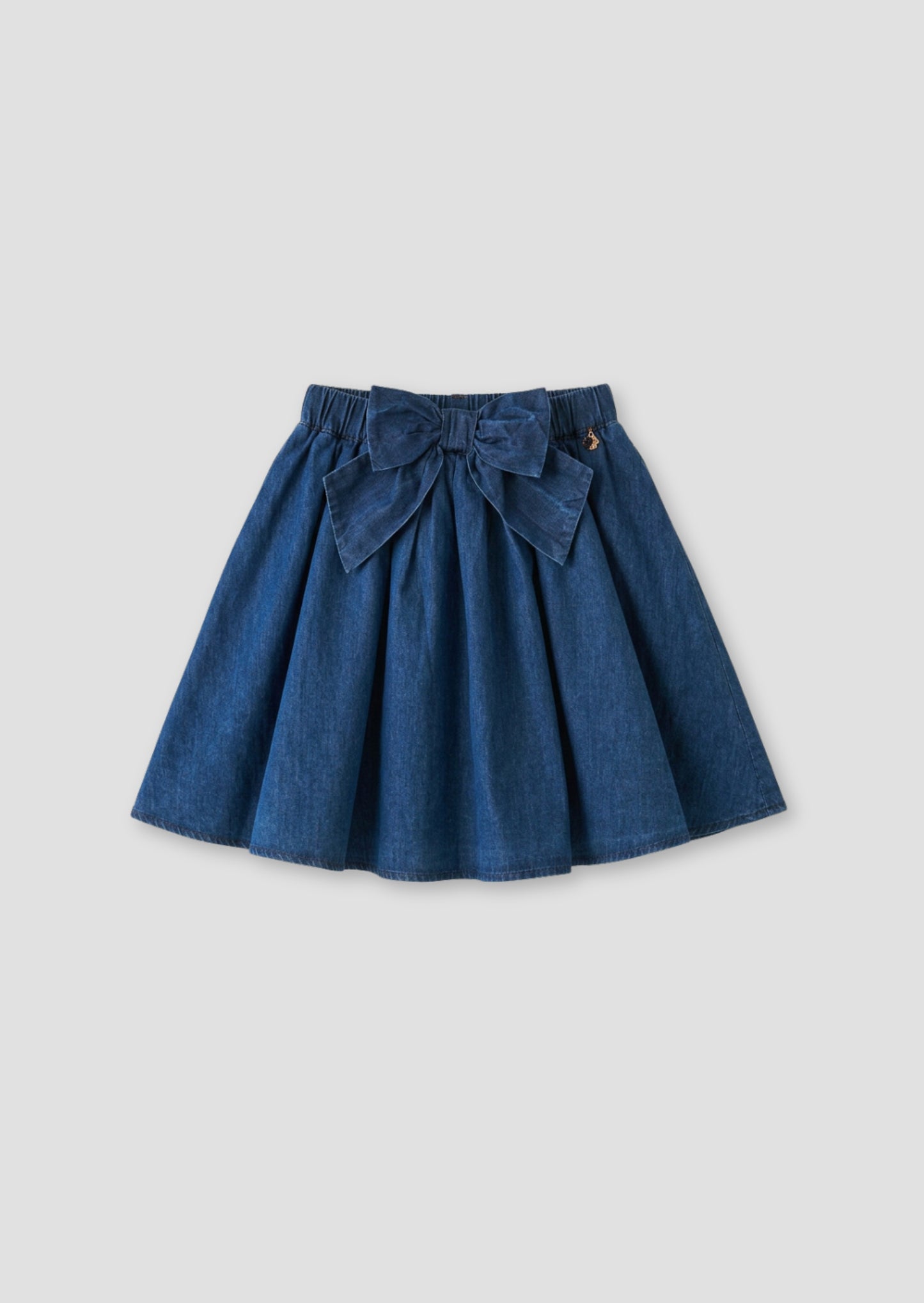 Annie Denim Bow Skirt
