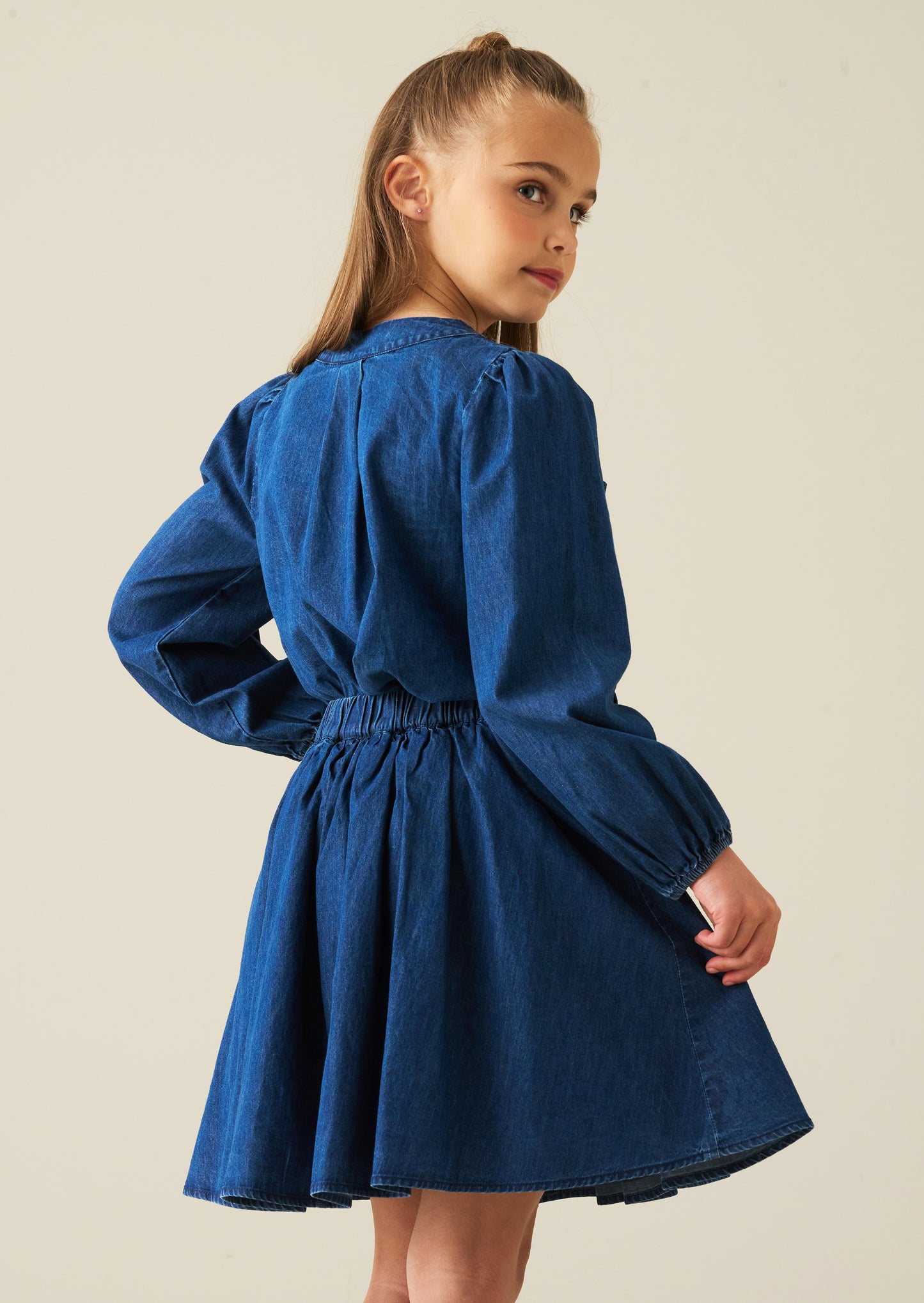 Annie Denim Bow Skirt
