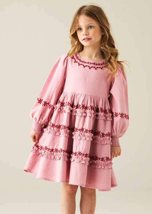 Reyna Embroidered Dress