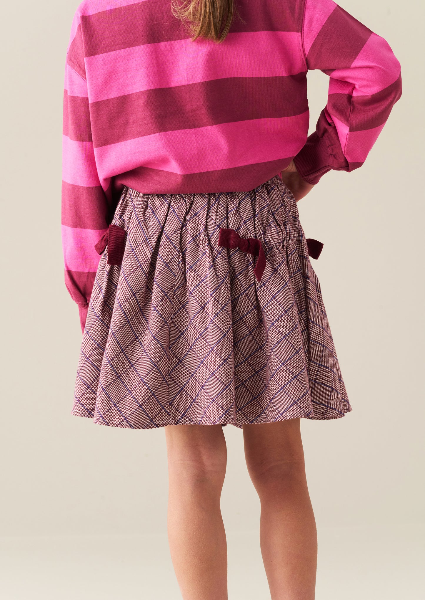 Clara Check Skirt
