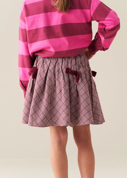 Clara Check Skirt