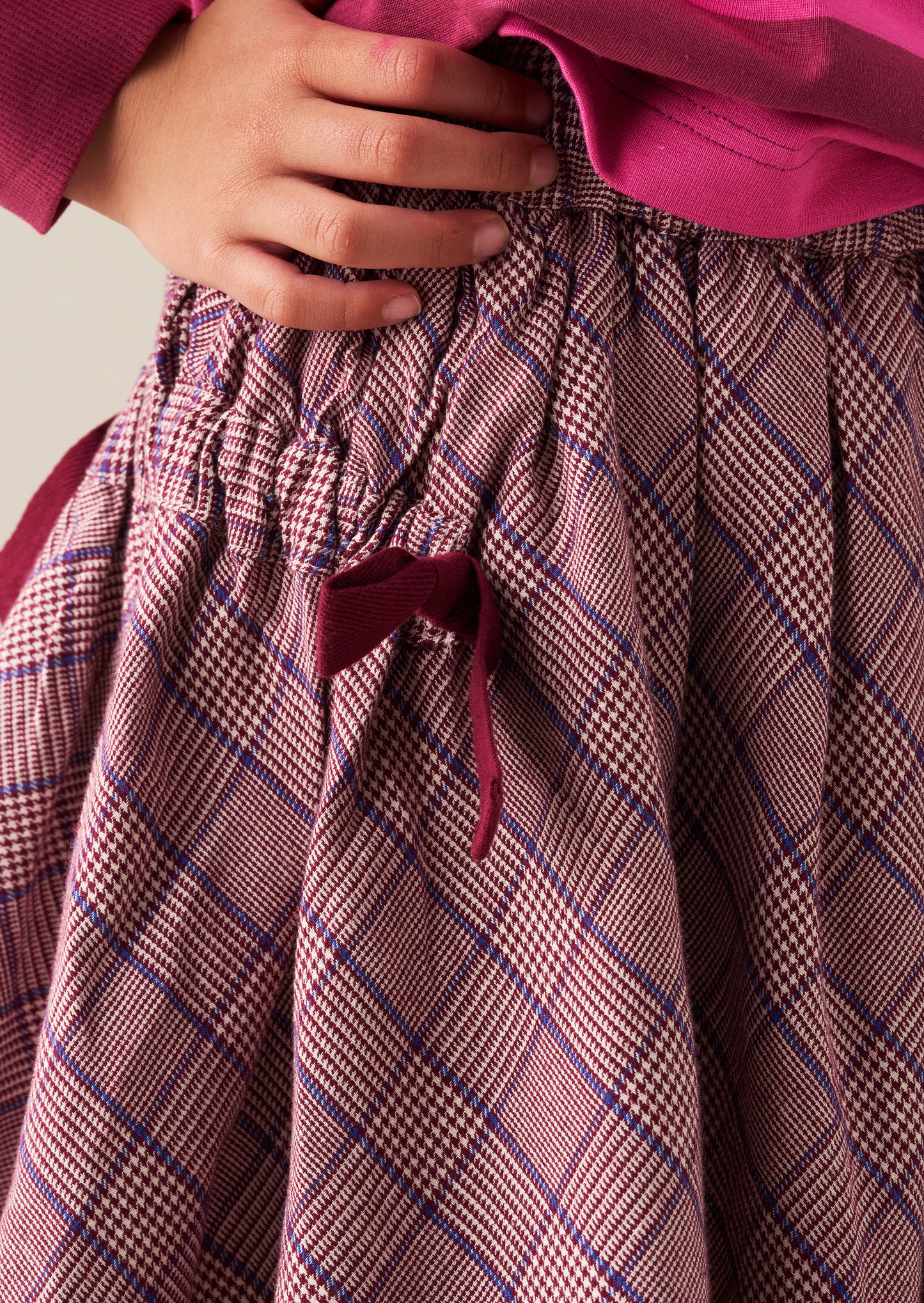 Clara Check Skirt