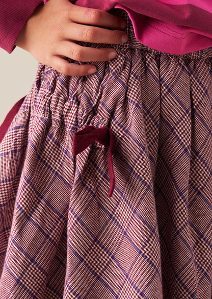 Clara Check Skirt