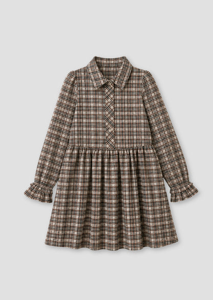 Marcia Check Shirt Dress