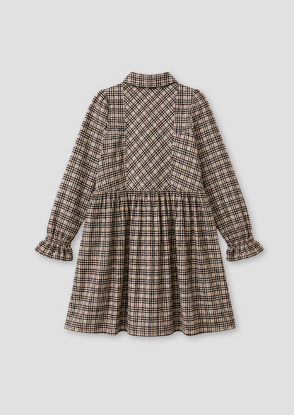 Marcia Check Shirt Dress