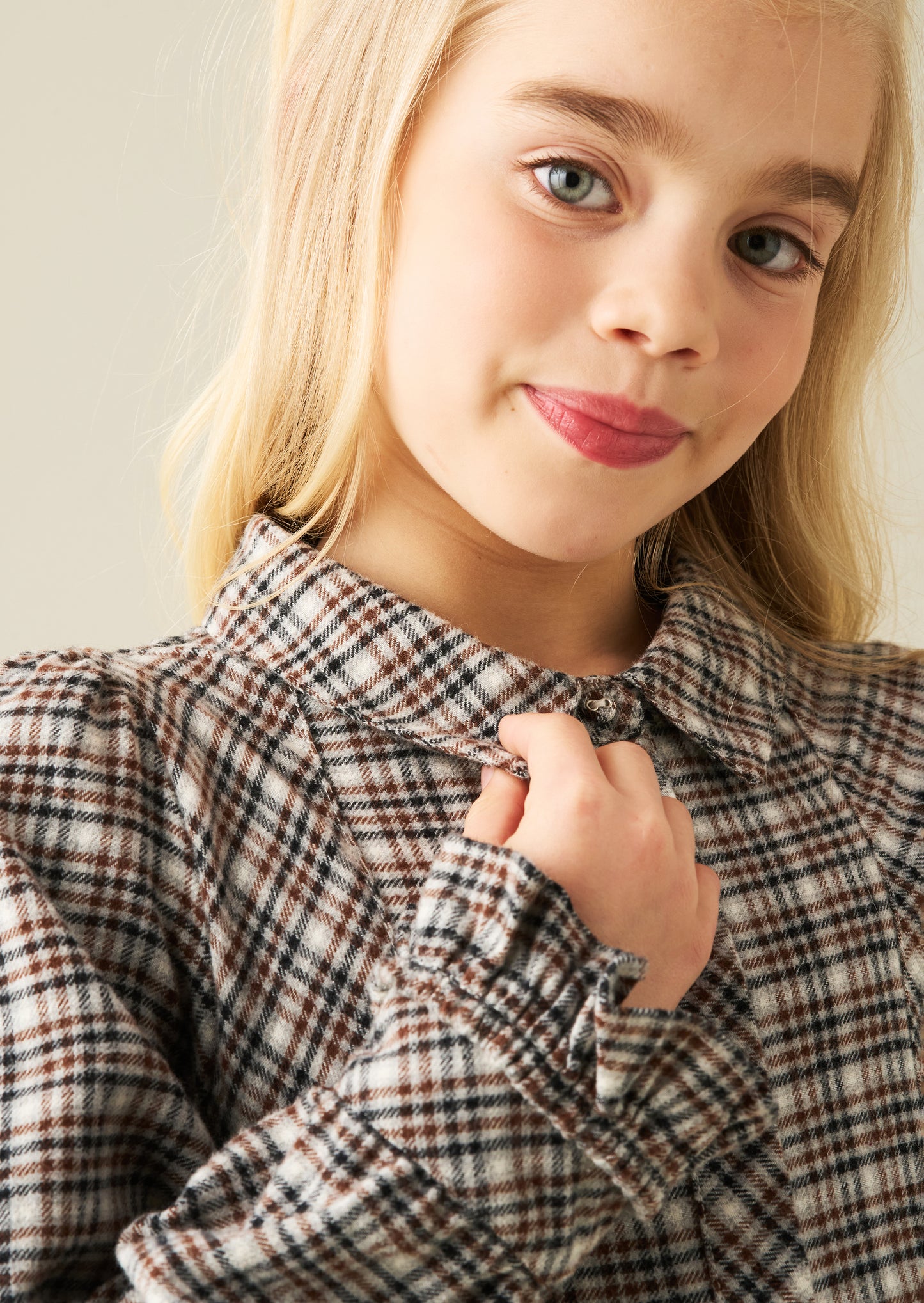 Marcia Check Shirt Dress