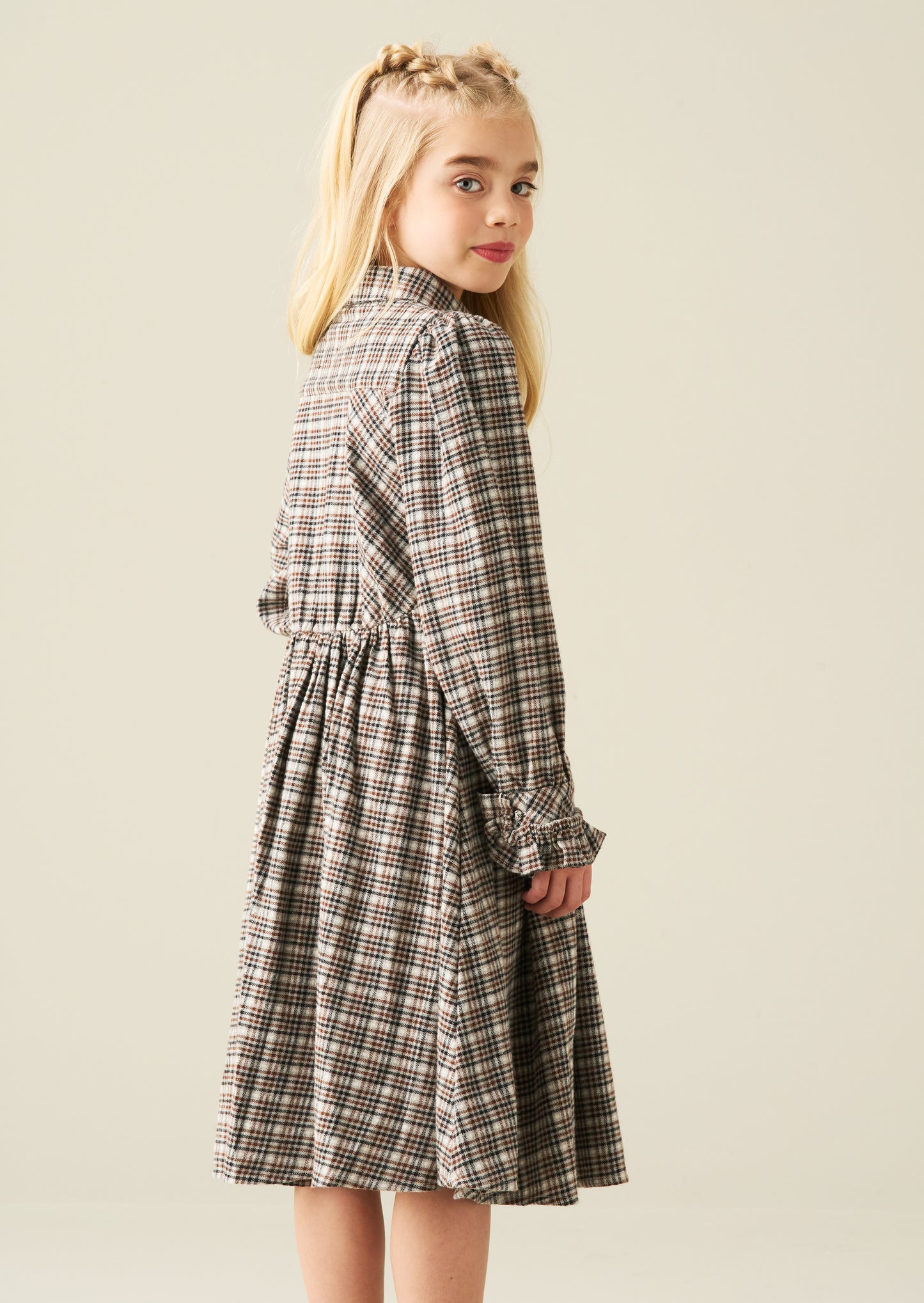 Marcia Check Shirt Dress