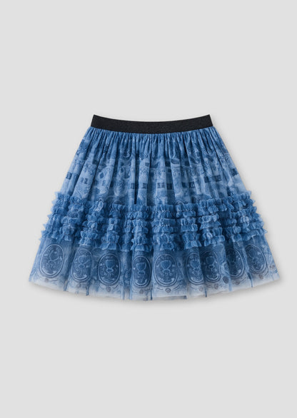 Isabelle Mesh Print Skirt