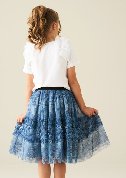 Isabelle Mesh Print Skirt