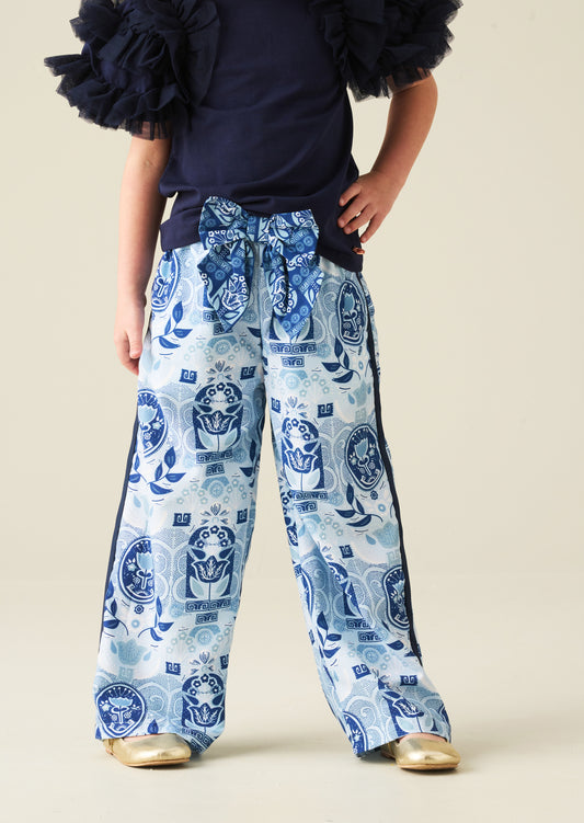 Isabelle Printed Wide Leg Trouser