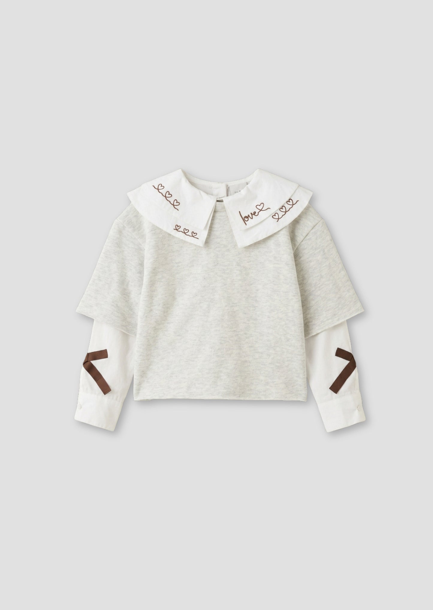 Haddie Mock Layered Sweat
