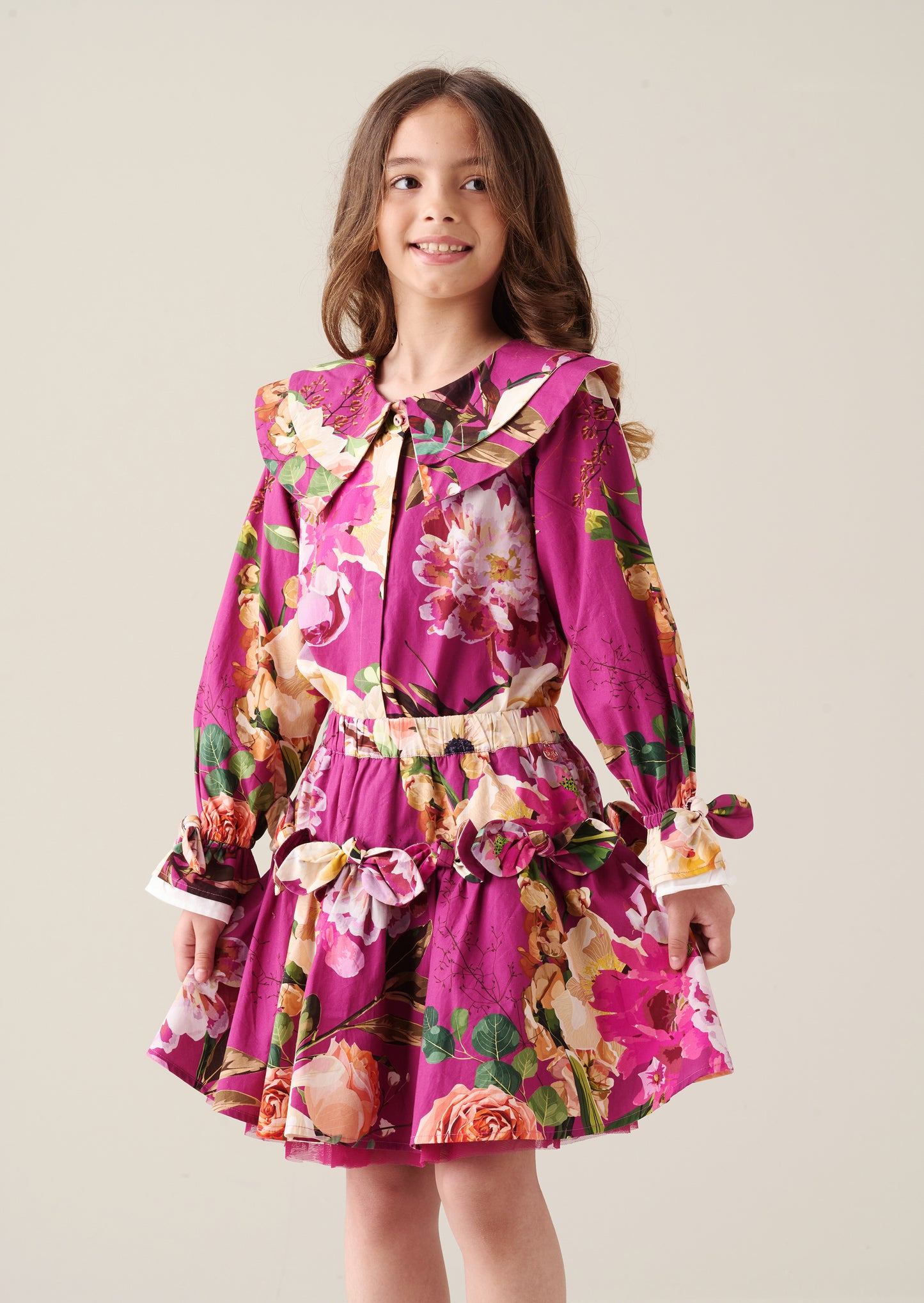 Darcey Bow Print Skirt