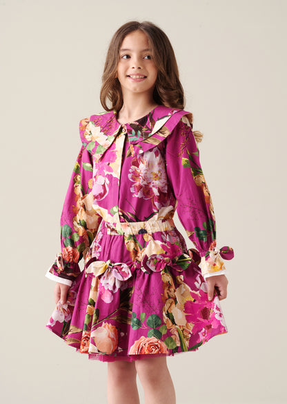 Darcey Bow Print Skirt