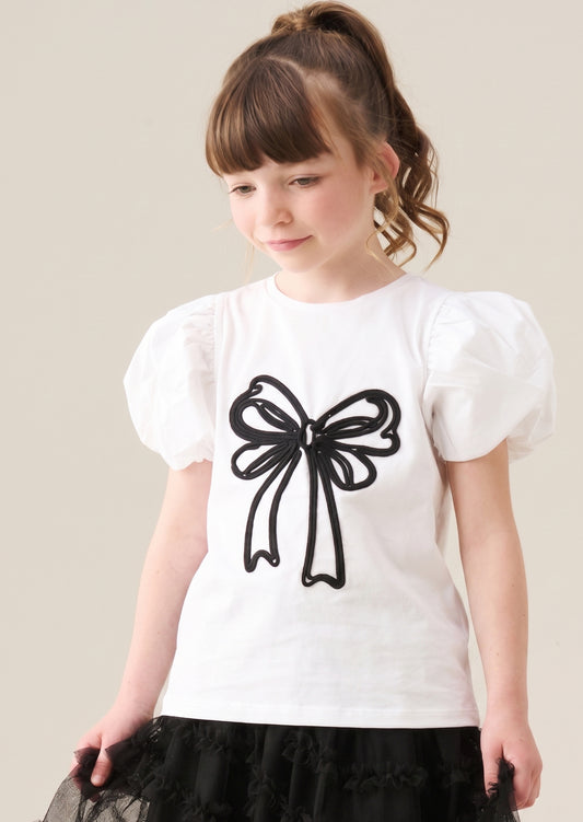 Aofie Bow Embellished Tee