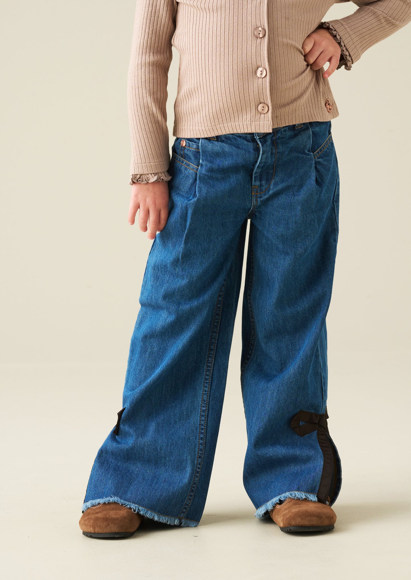 Lena Lace Bow Jean