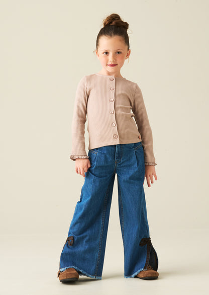 Lena Lace Bow Jean