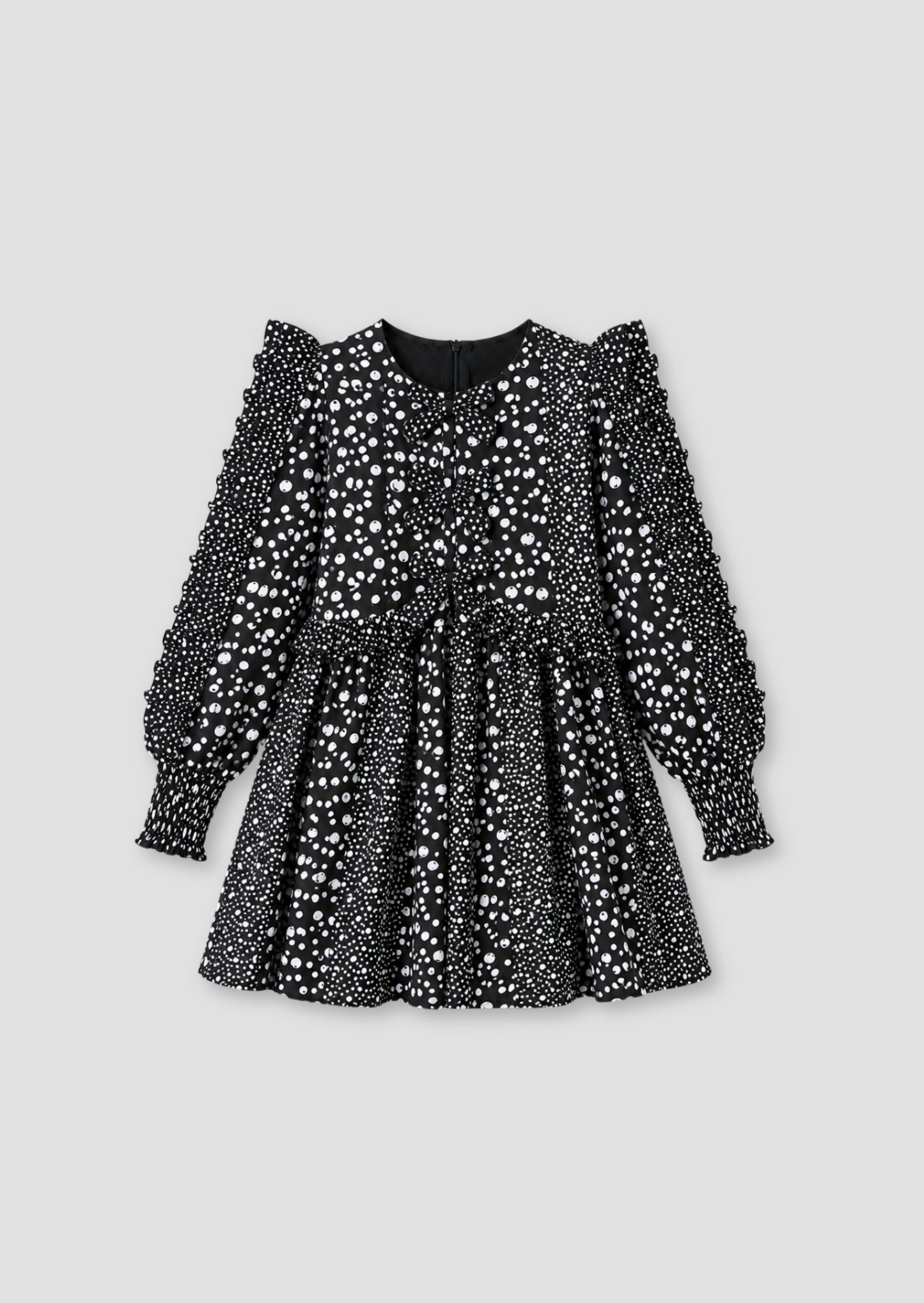 Saskia Frill Godet Dress