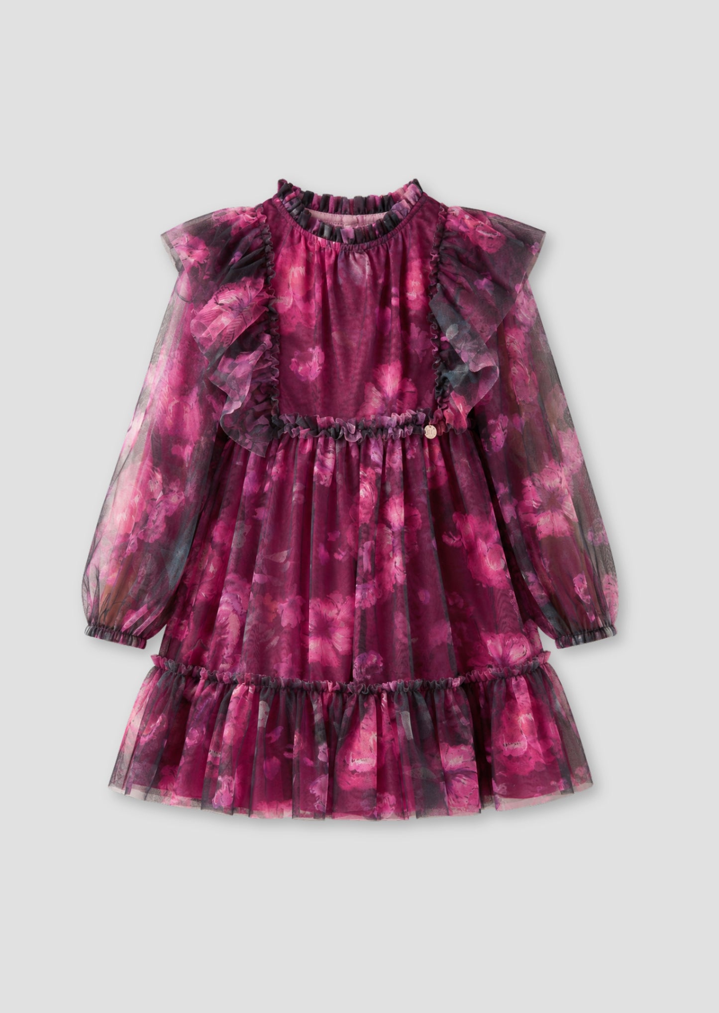 Estella Tiered Mesh Dress