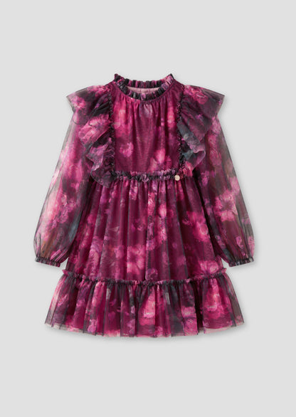 Estella Tiered Mesh Dress