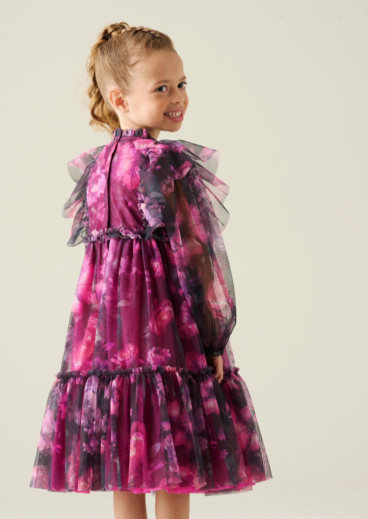 Estella Tiered Mesh Dress