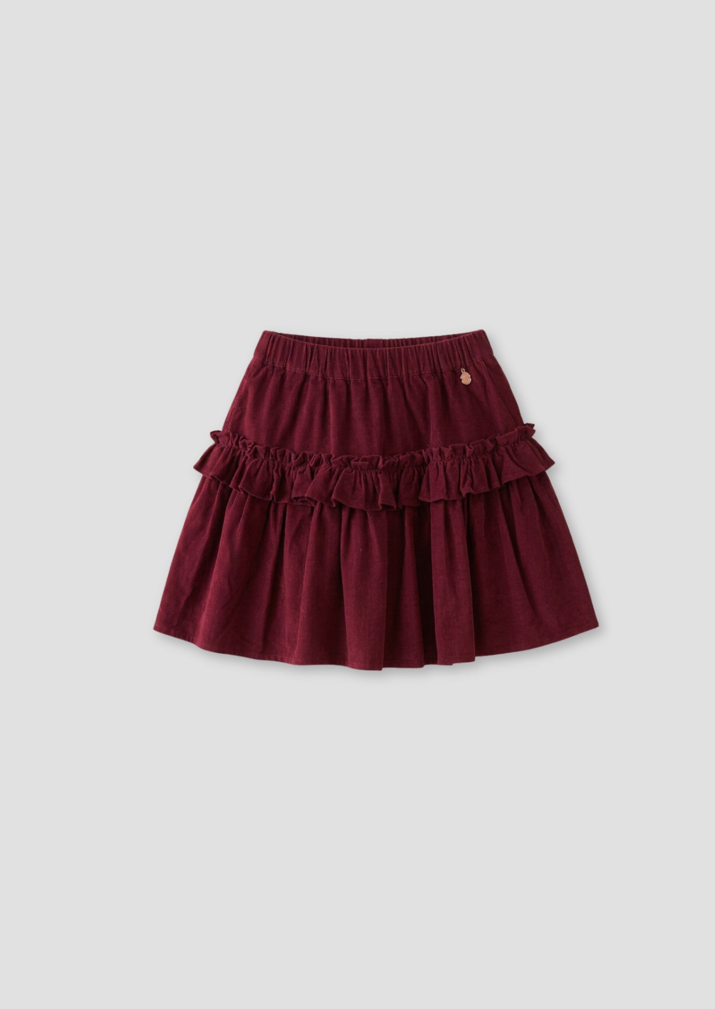 Roxy Cord Ruffle Skirt