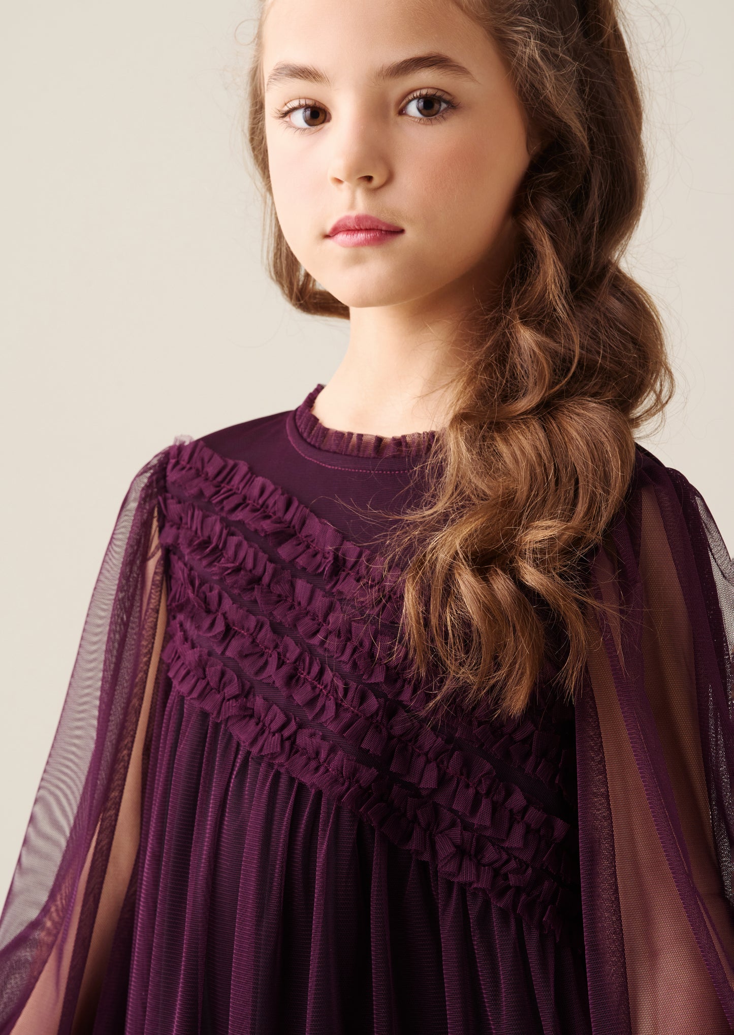 Verity Frill Mesh Dress