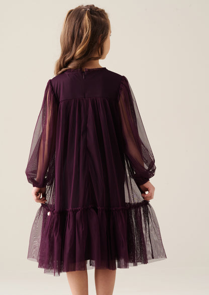 Verity Frill Mesh Dress