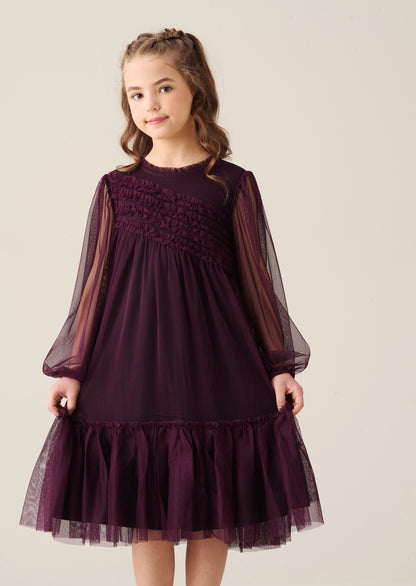 Verity Frill Mesh Dress